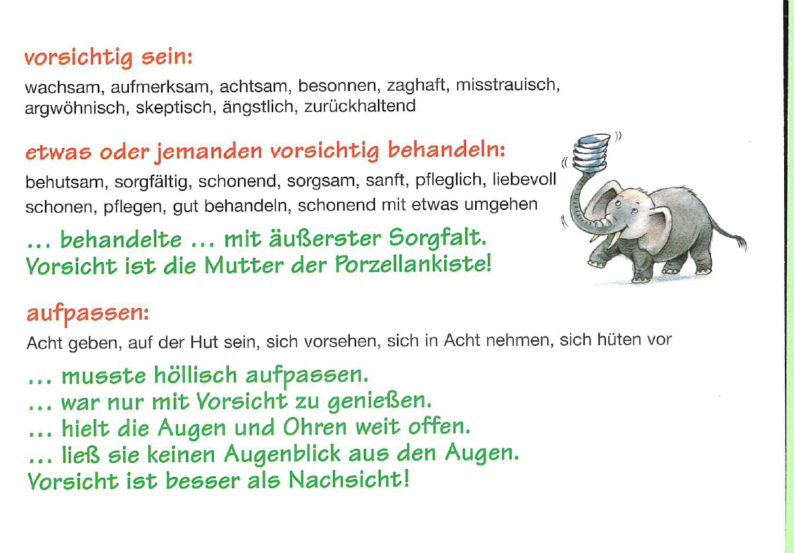 vorsichtig 1
